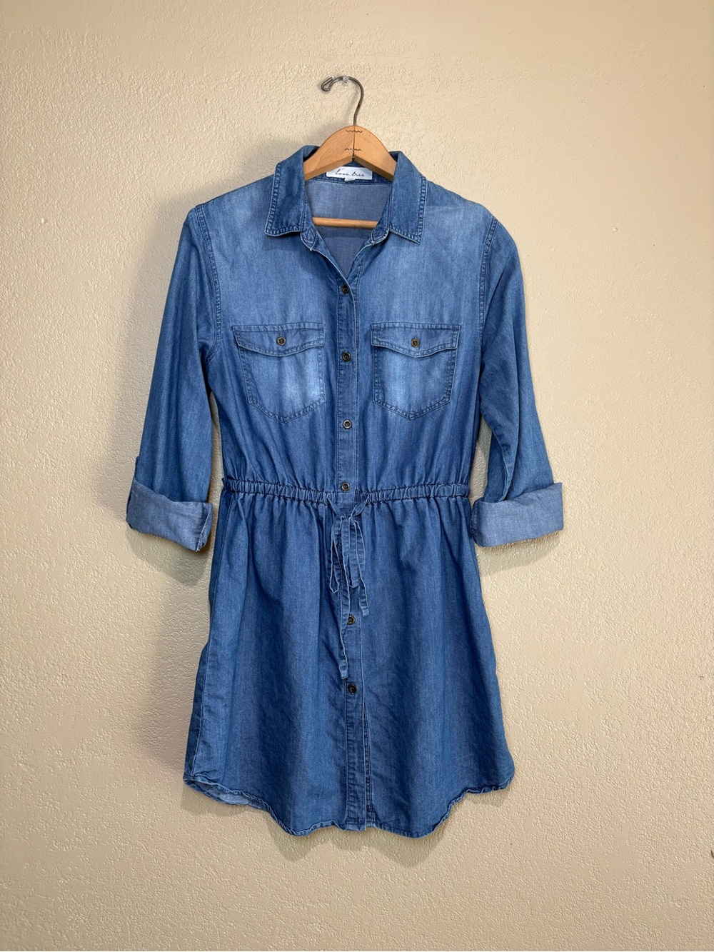 Love Tree Women’s  Denim Tunic Dress Size M